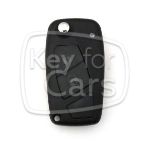 Fiat 2 knoppen klapsleutel afstandsbediening behuizing - Batterij achterkant