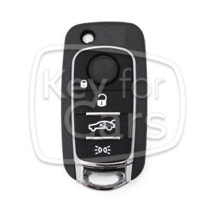 Fiat nieuw Egea 4 knoppen klapsleutel afstandsbediening behuizing