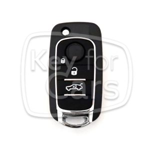 Fiat nieuw Egea 3 knoppen klapsleutel afstandsbediening behuizing