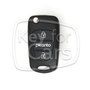 Picanto 2 knoppen klapsleutel afstandsbediening behuizing