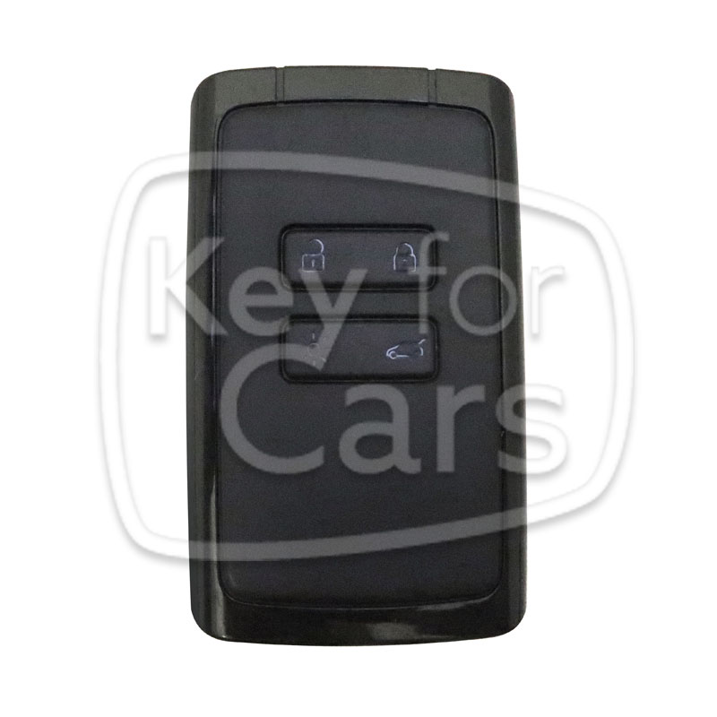 nieuw Megane4 Hitag AES 433mhz OEM - Volledig zwarte dop