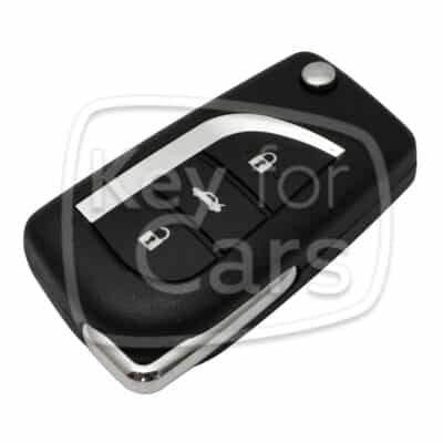 Toyota 3 knops Klap Afstandsbediening Behuizing - CR2032 Batterij - VA2 - Afbeelding 3