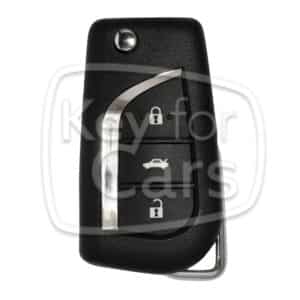 nieuw Corolla 3 knops klap afstandsbediening ID74 433mhz OEM B2A2F2R TOKAI RIKA 2019+