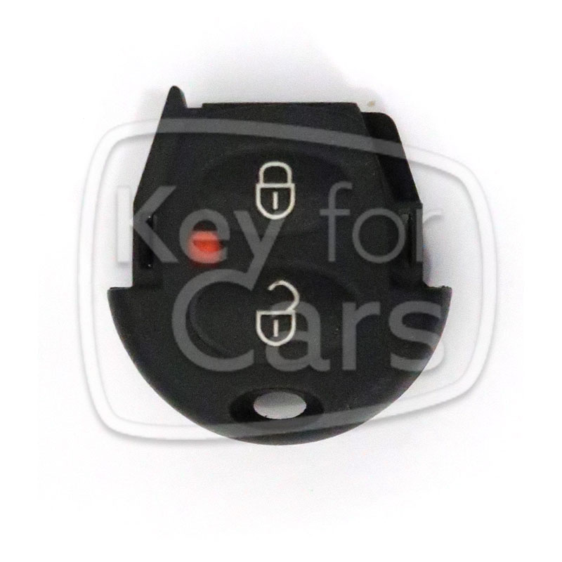 Skoda 2 knops hoofd afstandsbediening 433mhz OEM - 6Y0959753E