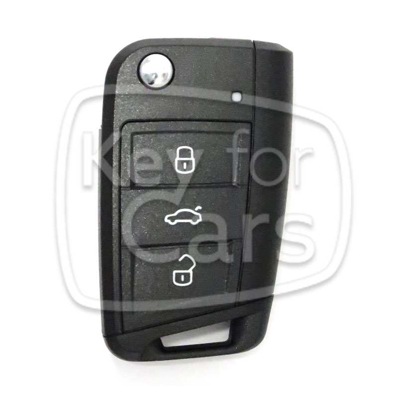 nieuw Seat 3 knops klapsleutel Megamos AES 433MHZ OEM 575959752AL - Keyless GO